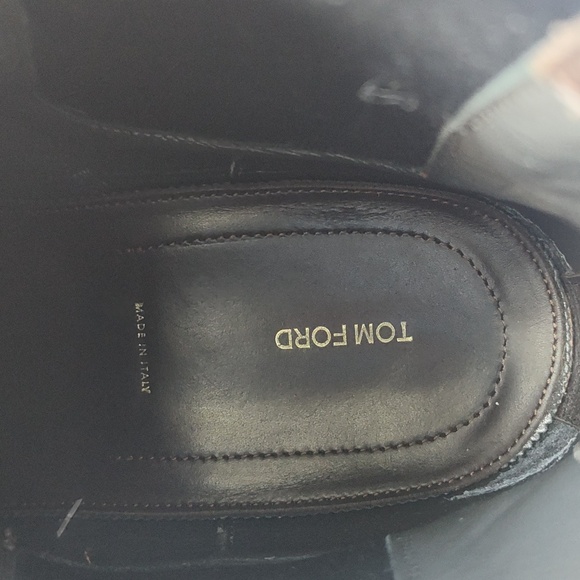 Tom Ford Brown and Black Leather Chelsea Boots - Picture 10 of 10